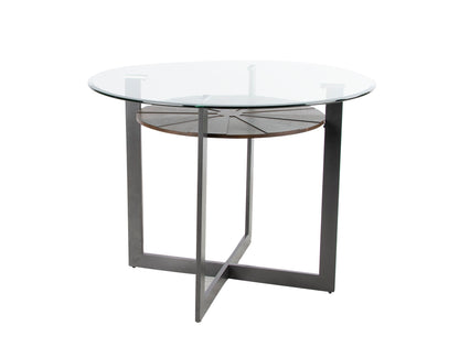Olson - 5 Piece Counter Dining Set - Dark Gray - Hornell Furniture Outlet