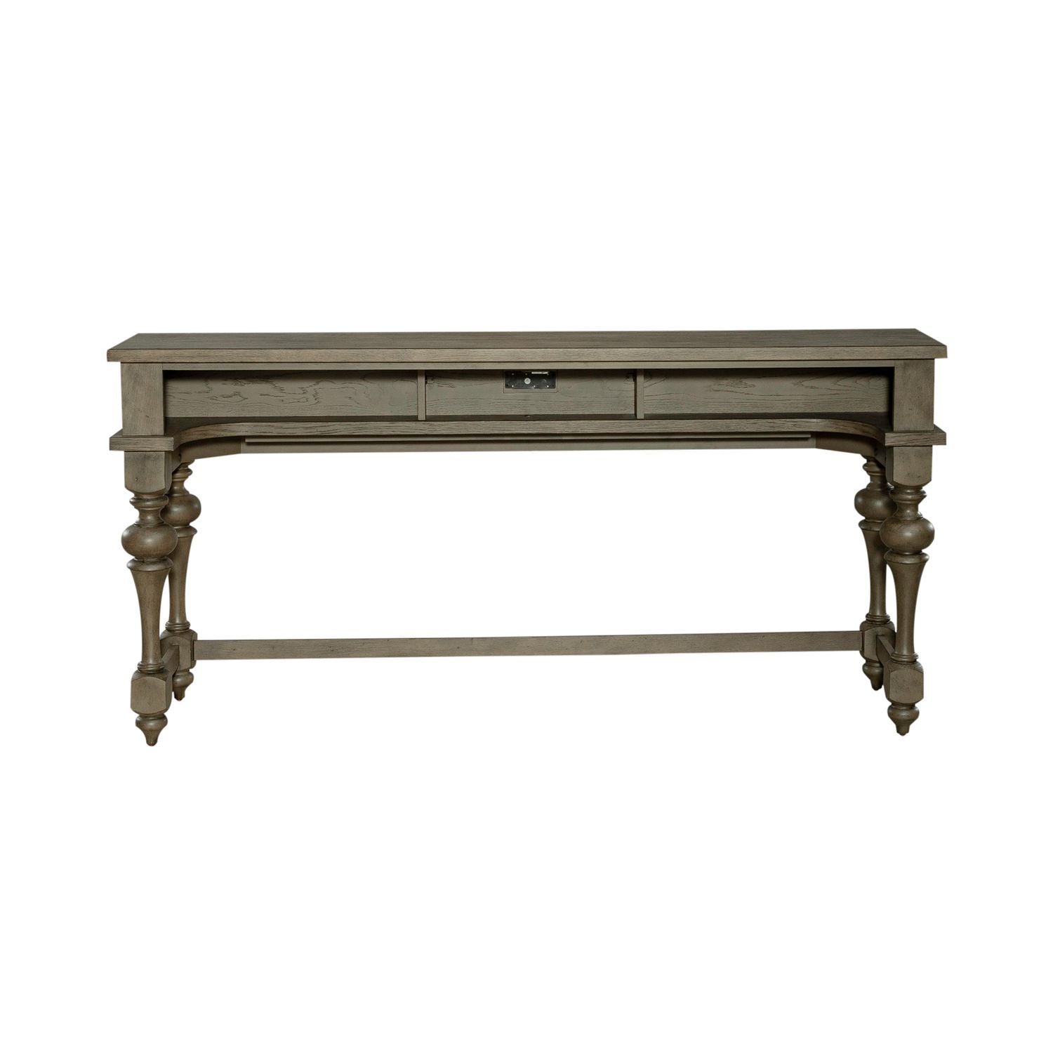 Americana Farmhouse - Console Bar Table - Light Brown - Hornell Furniture Outlet