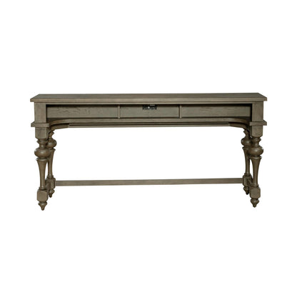 Americana Farmhouse - Console Bar Table - Light Brown - Hornell Furniture Outlet