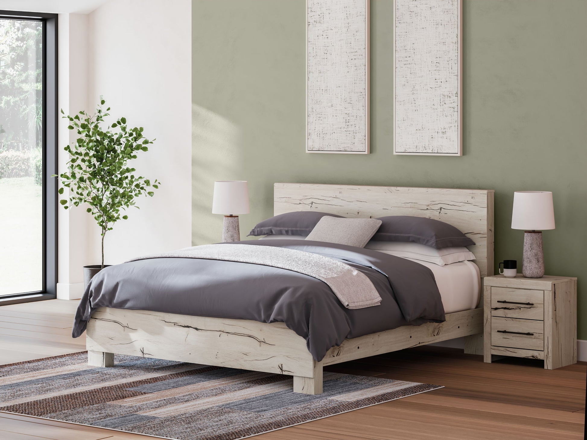Lawroy - Panel Bed - Hornell Furniture Outlet