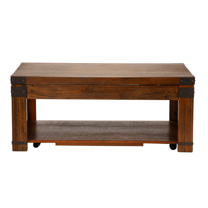 Arusha - Lift Top Cocktail Table - Brown - Hornell Furniture Outlet