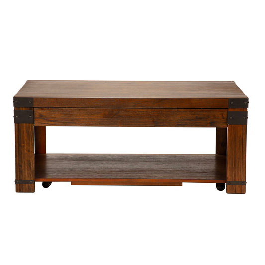 Arusha - Lift Top Cocktail Table - Brown - Hornell Furniture Outlet