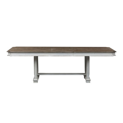 Abbey Park - Trestle Table - White - Hornell Furniture Outlet