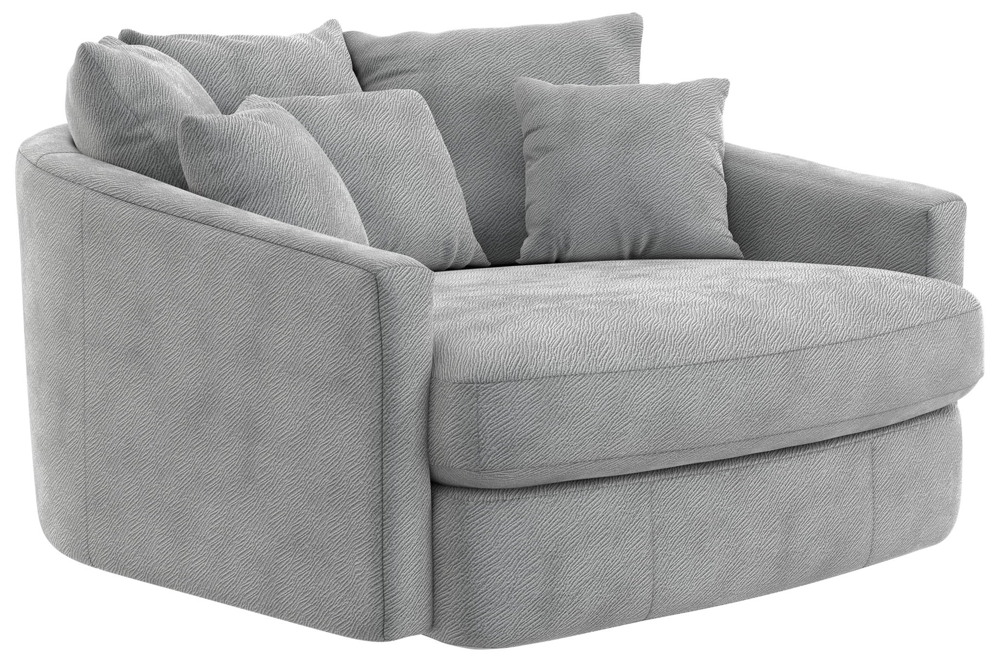 Matty - Round Accent Cuddle Chaise - Hornell Furniture Outlet