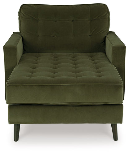 Reveon Lakes - Olive - Chaise - Hornell Furniture Outlet