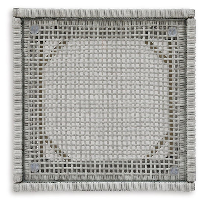Seton Creek - Gray - Square End Table - Hornell Furniture Outlet
