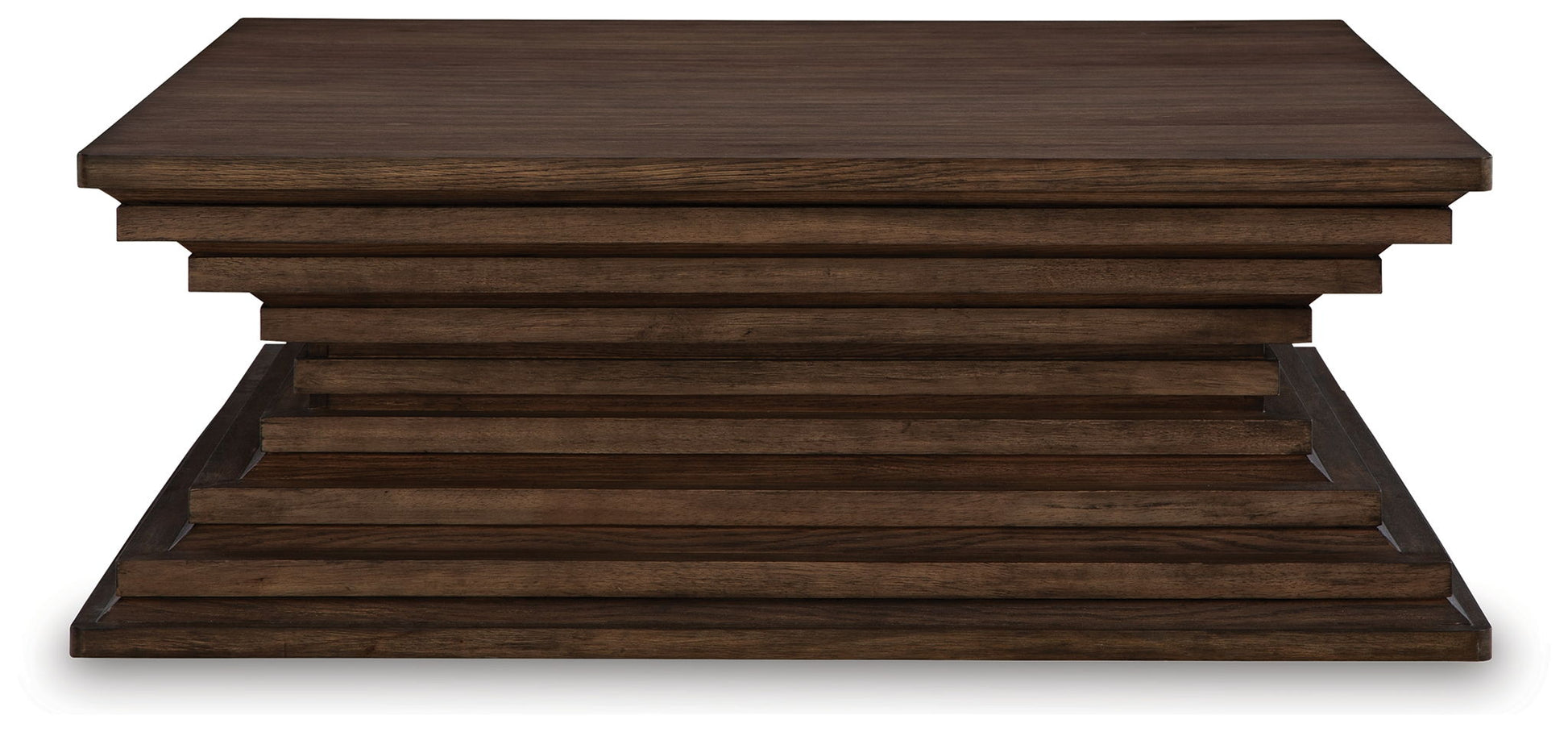 Hannodream - Warm Brown - Square Cocktail Table - Hornell Furniture Outlet