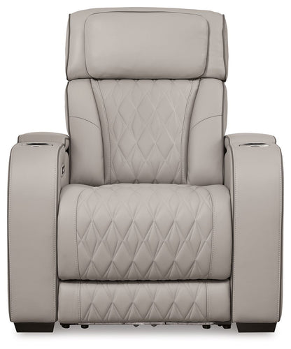 Boyington - Power Recliner/Adj Headrest - Hornell Furniture Outlet