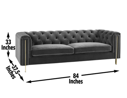 Charlene - Velvet Sofa And Loveseat - Hornell Furniture Outlet