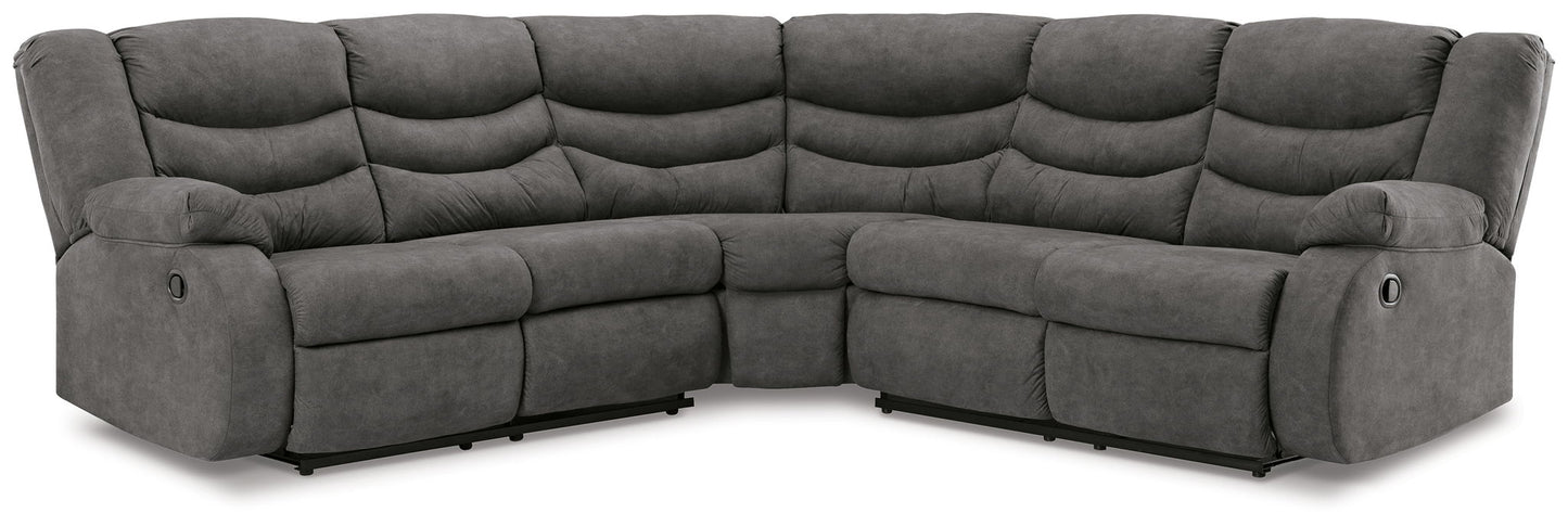 Partymate - Reclining Sectional - Hornell Furniture Outlet