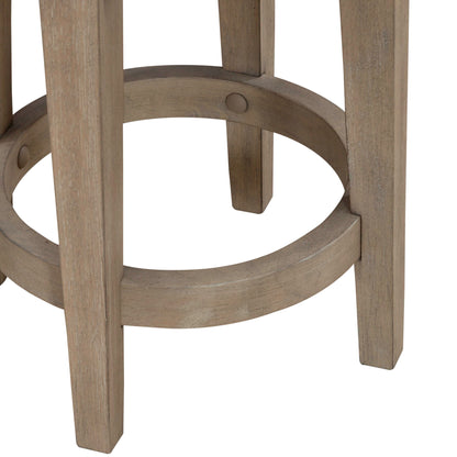 Brentwood - Upholstered Swivel Console Stool - Sandstone - Hornell Furniture Outlet