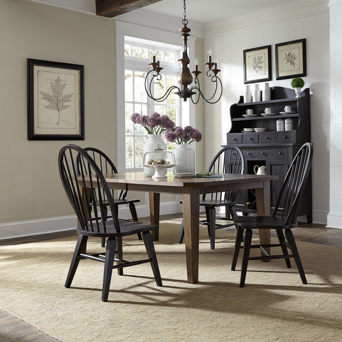 Hearthstone Ridge - Rectangular Table Set - Hornell Furniture Outlet