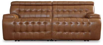 Temmpton - Power Reclining Sectional - Hornell Furniture Outlet