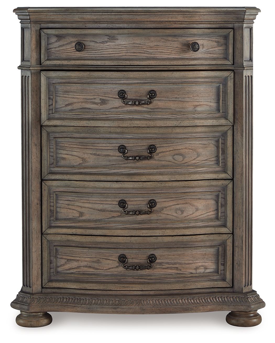 Ardenfield - Light Brown - Five Drawer Chest - Hornell Furniture Outlet
