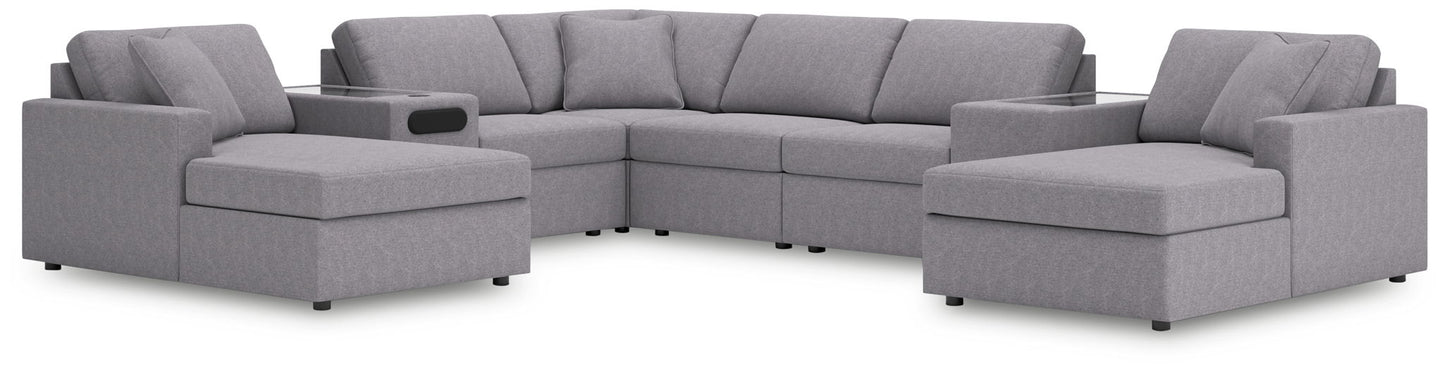 Modmax - Granite - Sectional - Hornell Furniture Outlet