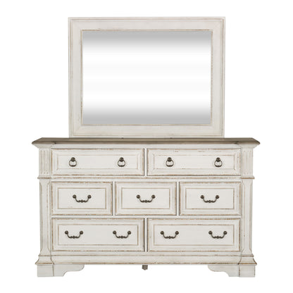 Abbey Park - Sleigh Bed, Dresser & Mirror - Hornell Furniture Outlet