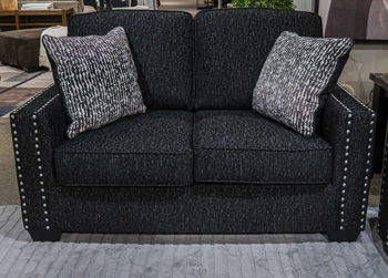 Jasmine Peaks - Coal - Loveseat - Hornell Furniture Outlet