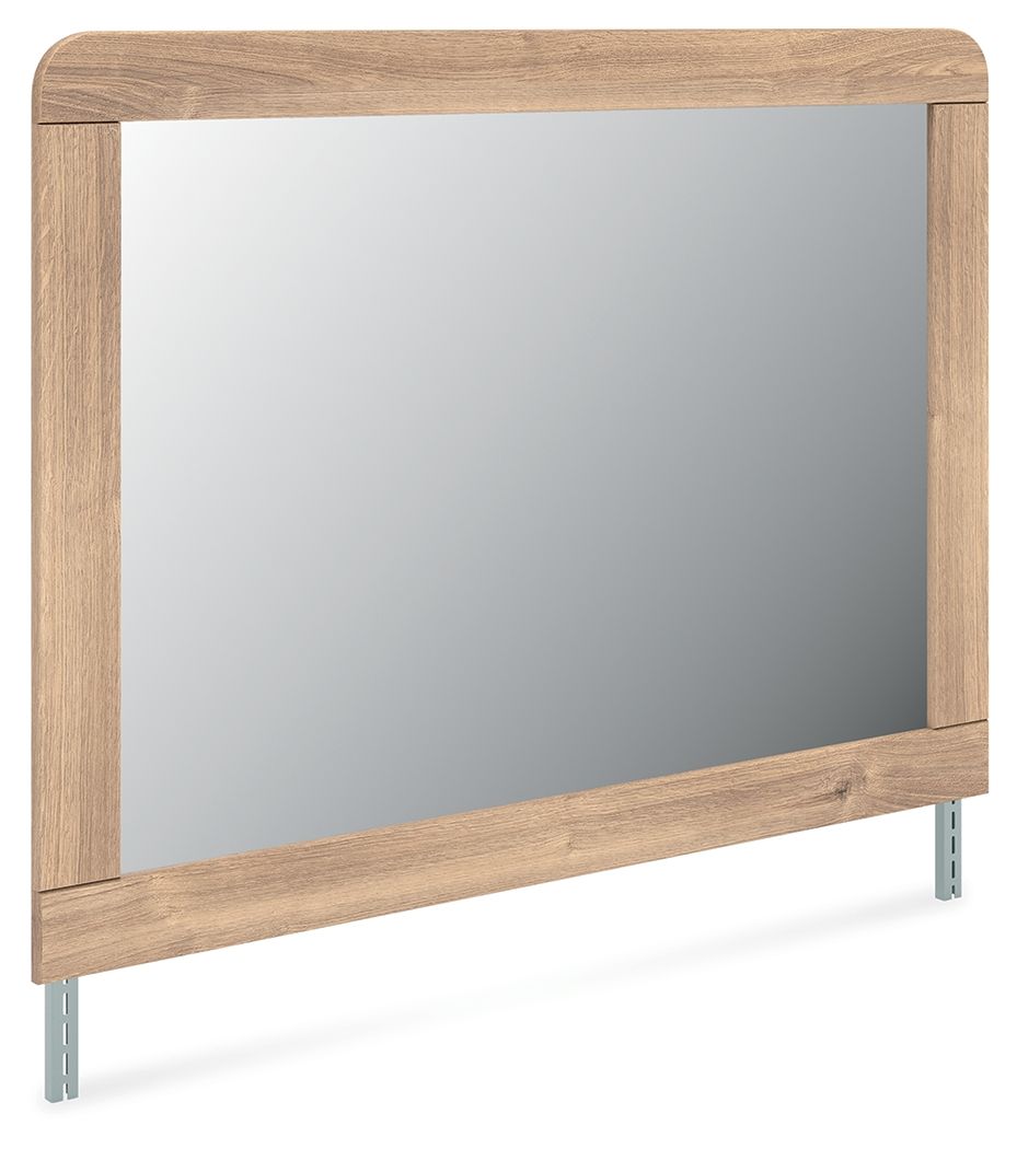 Kinlanni - Bedroom Mirror - Tan - Hornell Furniture Outlet