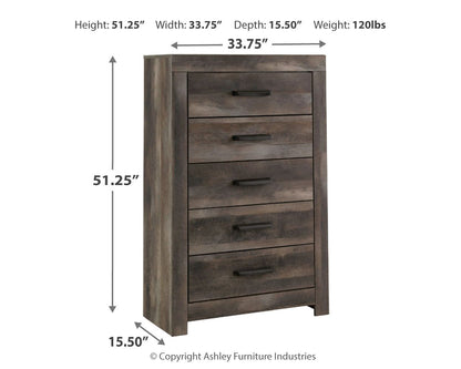 Wynnlow - Crossbuck Panel Bedroom Set - Hornell Furniture Outlet