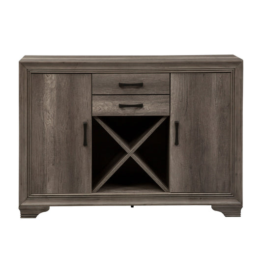 Tanners Creek - Server - Dark Gray - Hornell Furniture Outlet