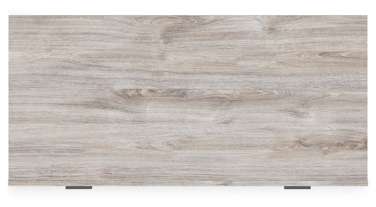 Vessalli - Black / Gray - Five Drawer Wide Chest - Hornell Furniture Outlet