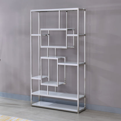 Alize - Bookcase - White - Hornell Furniture Outlet