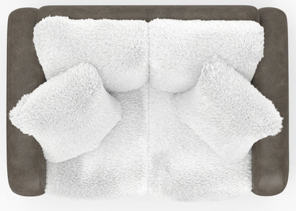 Snowball - Loveseat - Taupe - Hornell Furniture Outlet