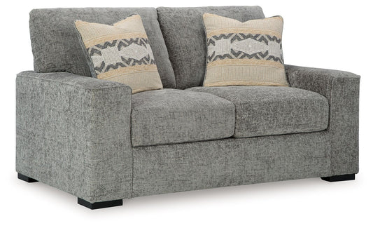 Dunmor - Graphite - Loveseat - Hornell Furniture Outlet