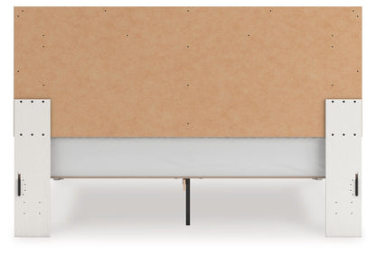 Zuraleus - Upholstered Panel Platform Bed With Roll Slats - Hornell Furniture Outlet