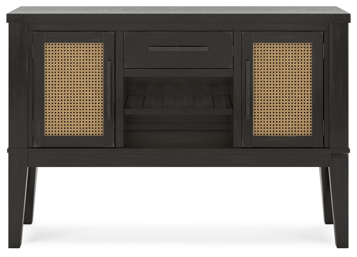 Galliden - Black - Dining Room Server - Hornell Furniture Outlet