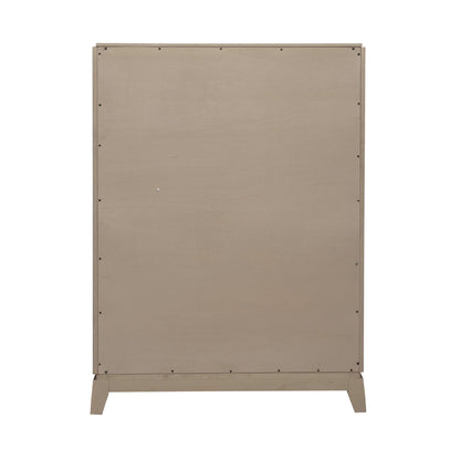 Avalon - 5 Drawer Chest - Burnished Beige - Hornell Furniture Outlet
