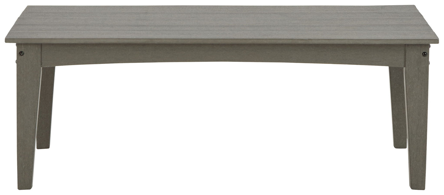 Visola - Gray - Rectangular Cocktail Table - Hornell Furniture Outlet