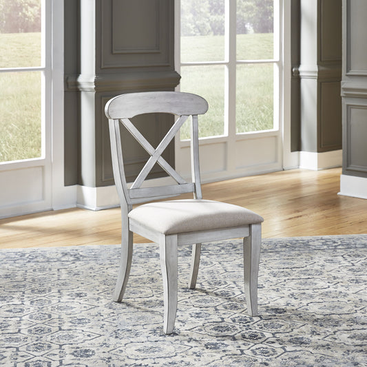 Ocean Isle - Uph X Back Side Chair (RTA) - Hornell Furniture Outlet