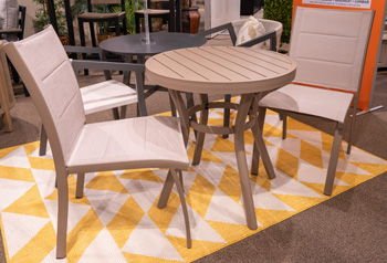 Mission Beach - Beige - Chairs With Table Set (Set of 3) - Hornell Furniture Outlet