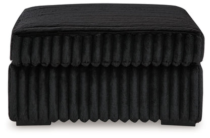 Midnight - Madness - Oversized Accent Ottoman - Hornell Furniture Outlet