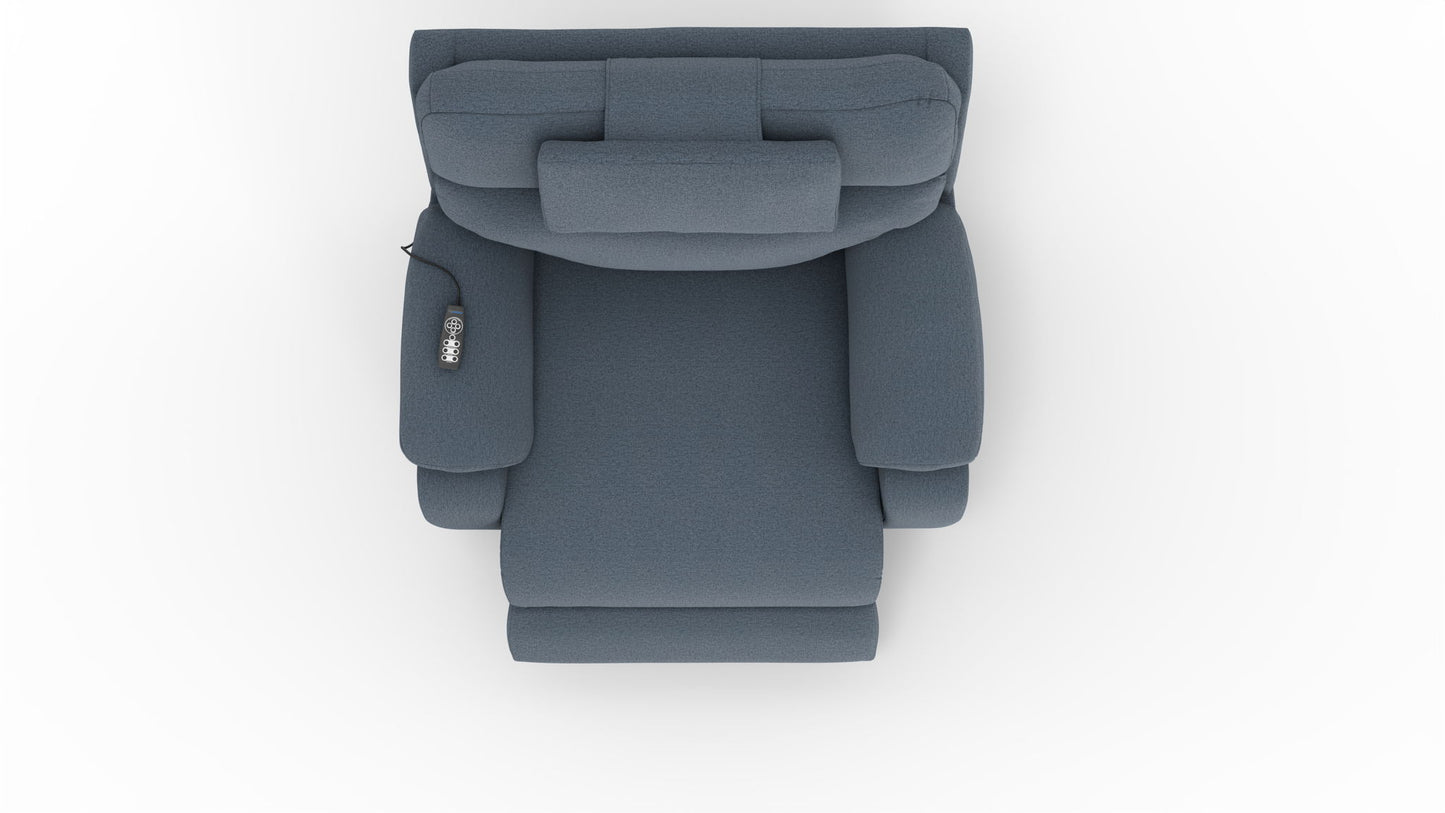 Dreamtime - 48" Power Headrest Power Lay Flat Recliner With CR3 Heat/Massage/Zero Gravity - Hornell Furniture Outlet