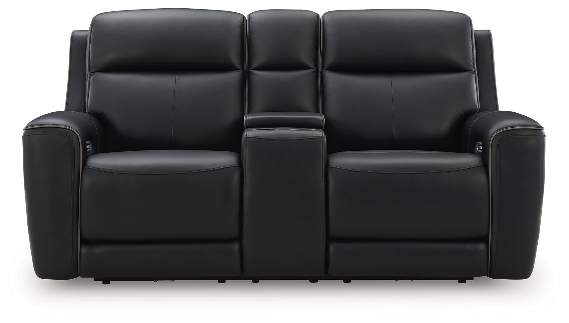 5Z - Comfort - Relaxation - Power Reclining Loveseat with Console / Adj Headrest - Hornell Furniture Outlet