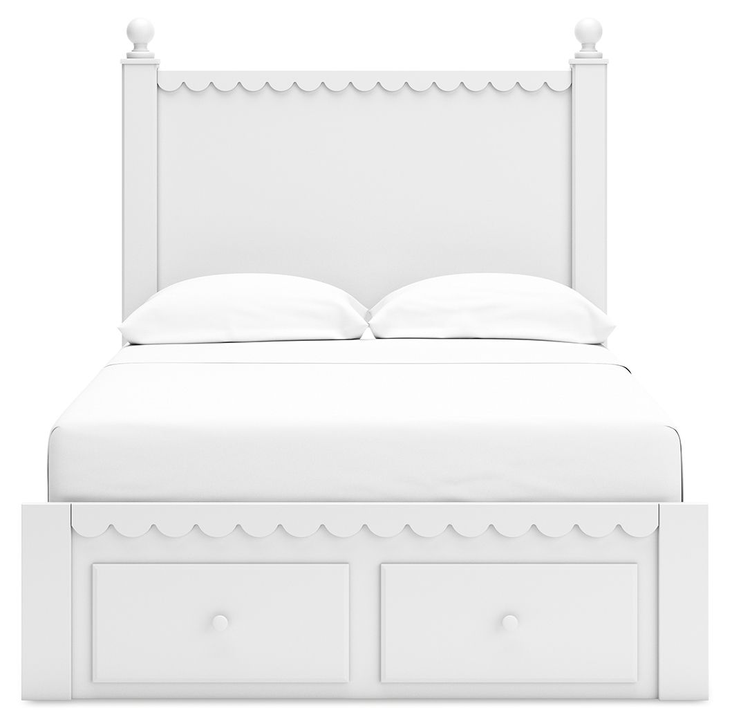 Mollviney - Storage Panel Bedroom Set - Hornell Furniture Outlet