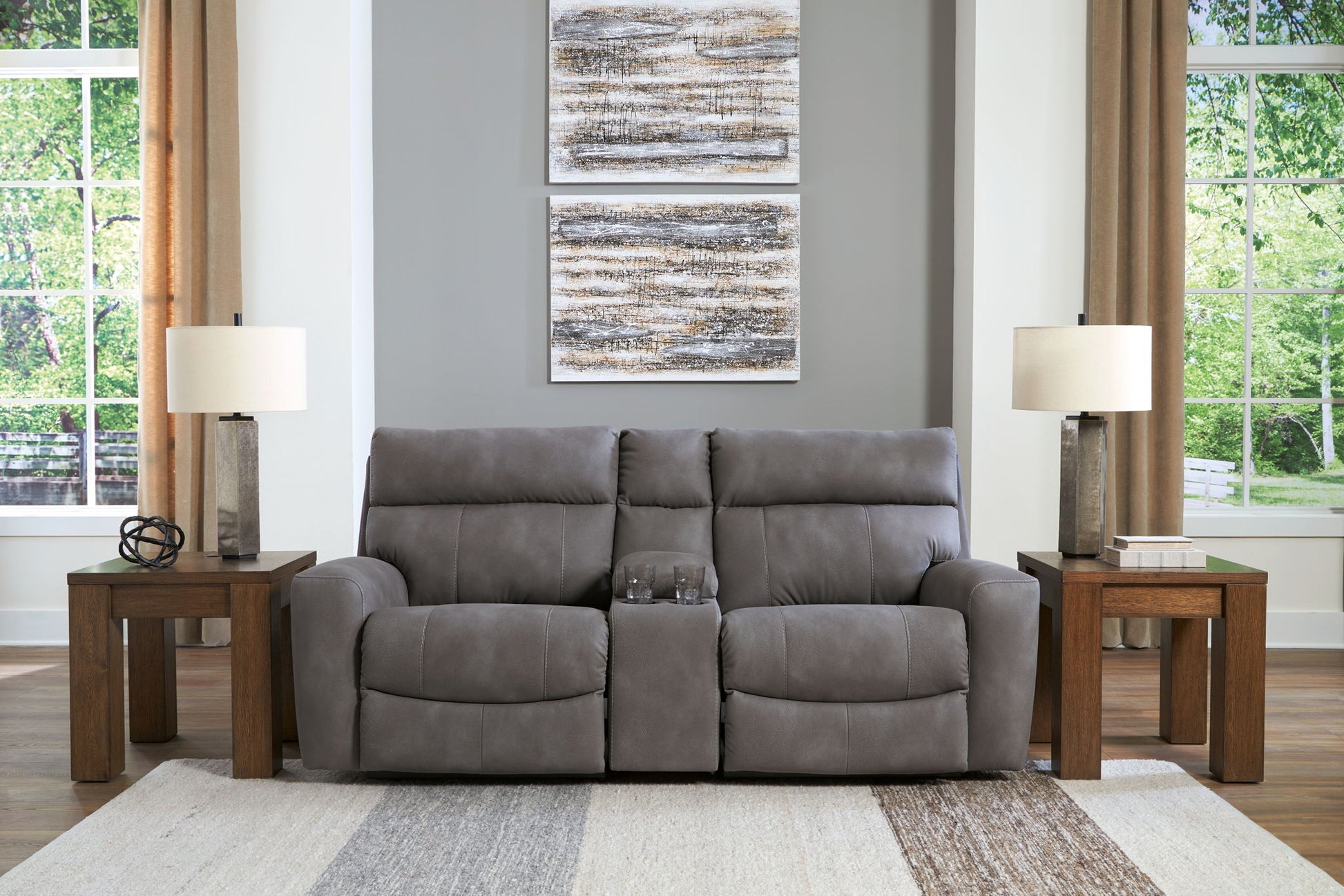 Next - Gen Durapella - Reclining Sectional - Hornell Furniture Outlet