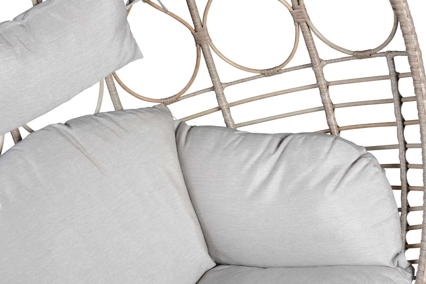 Lux - Basket Chair - White - Hornell Furniture Outlet