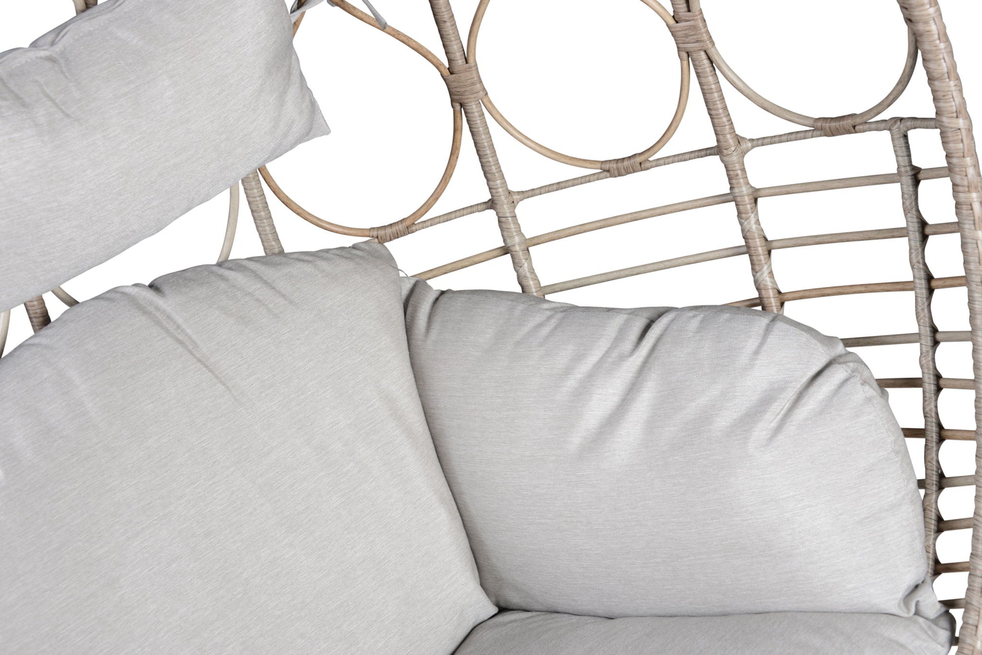 Lux - Basket Chair - White - Hornell Furniture Outlet