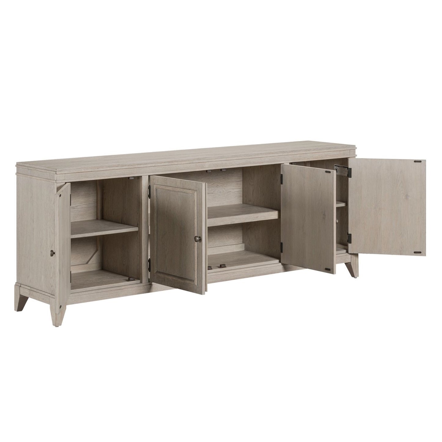 New Haven - 82'' TV Console - Sanctuary White - Hornell Furniture Outlet
