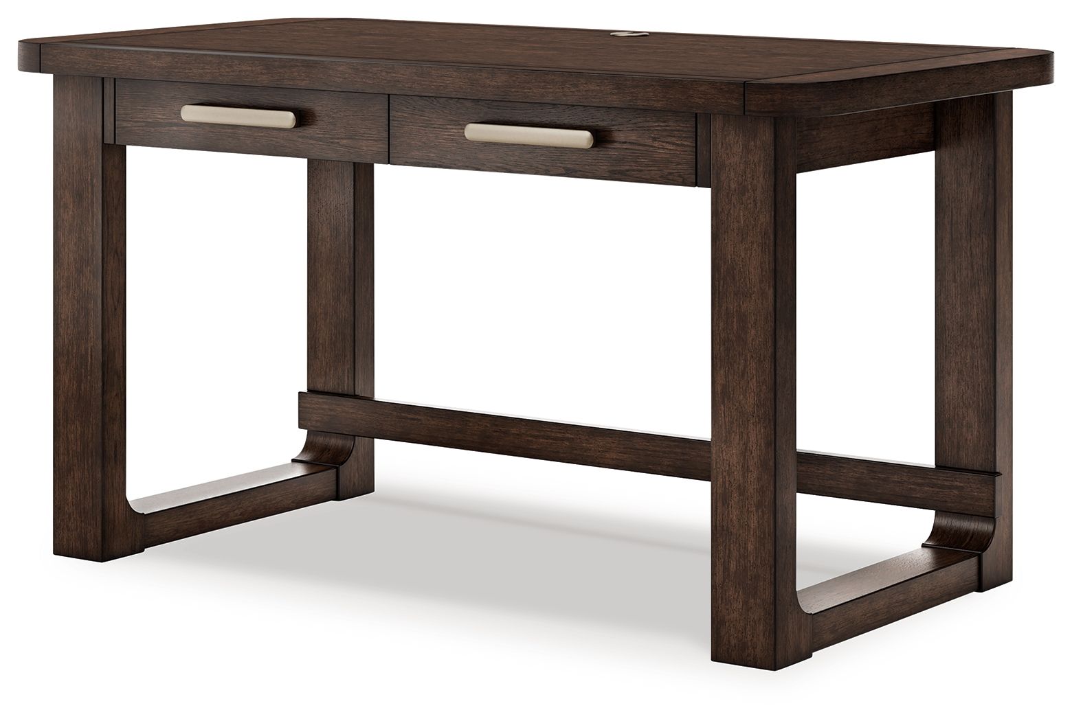 Breckington - Dark Brown - Home Office Desk - Hornell Furniture Outlet