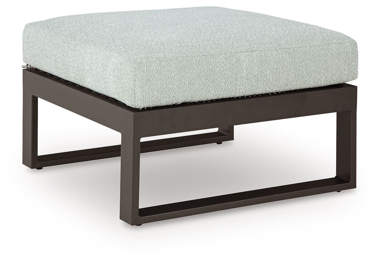 Beachloft - Black / Gray - Ottoman With Cushion - Hornell Furniture Outlet