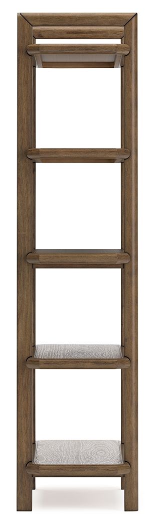 Roanhowe - Brown - Bookcase - Hornell Furniture Outlet