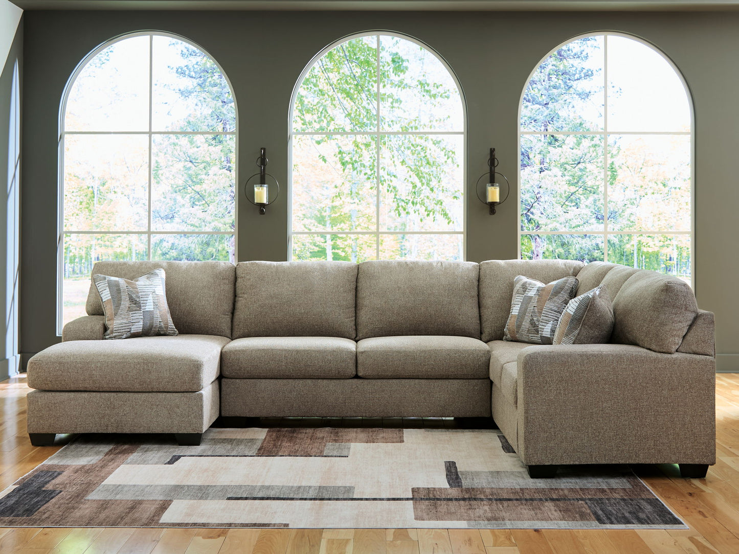 Newellen - Sectional - Hornell Furniture Outlet