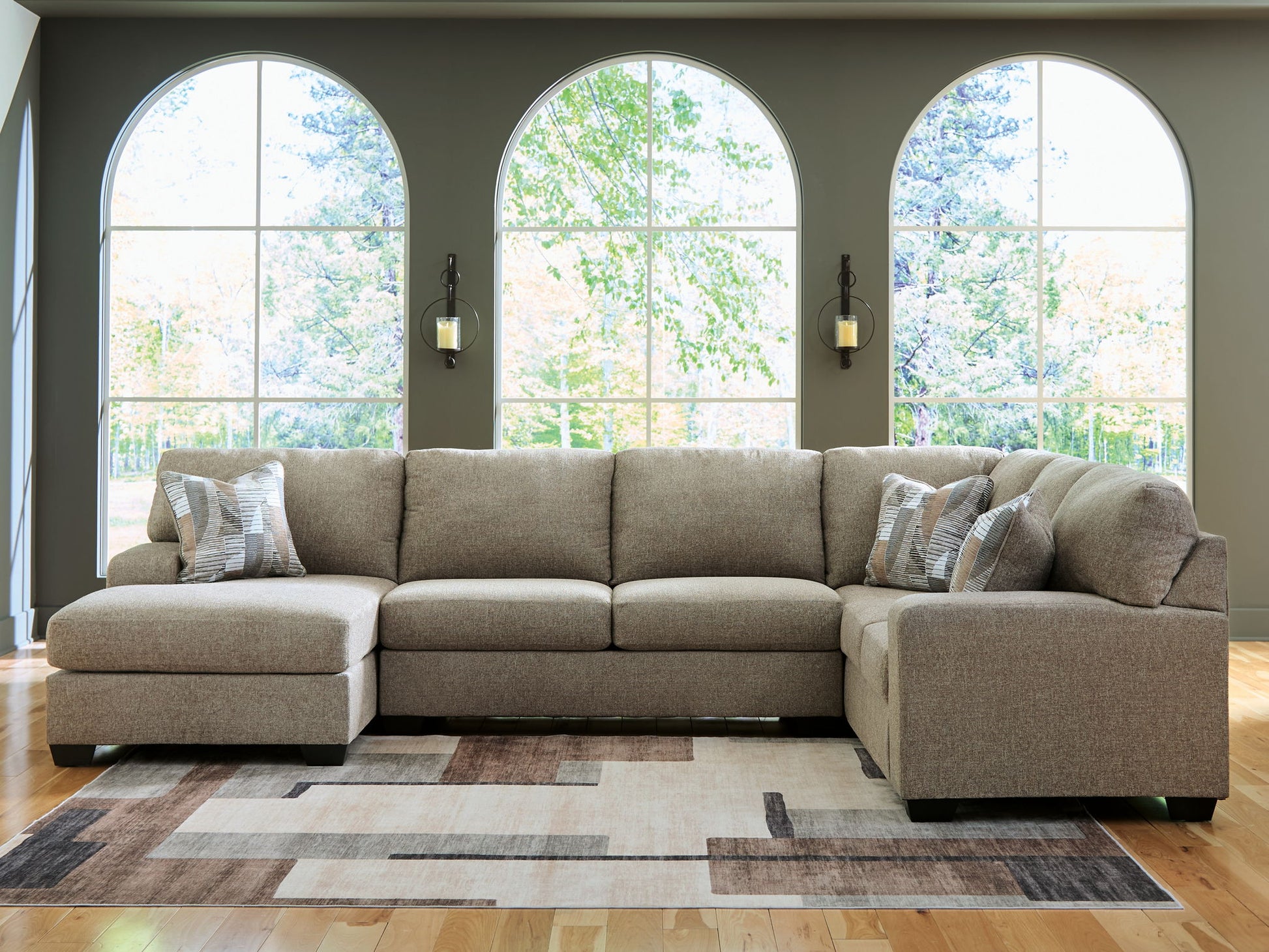 Newellen - Sectional - Hornell Furniture Outlet