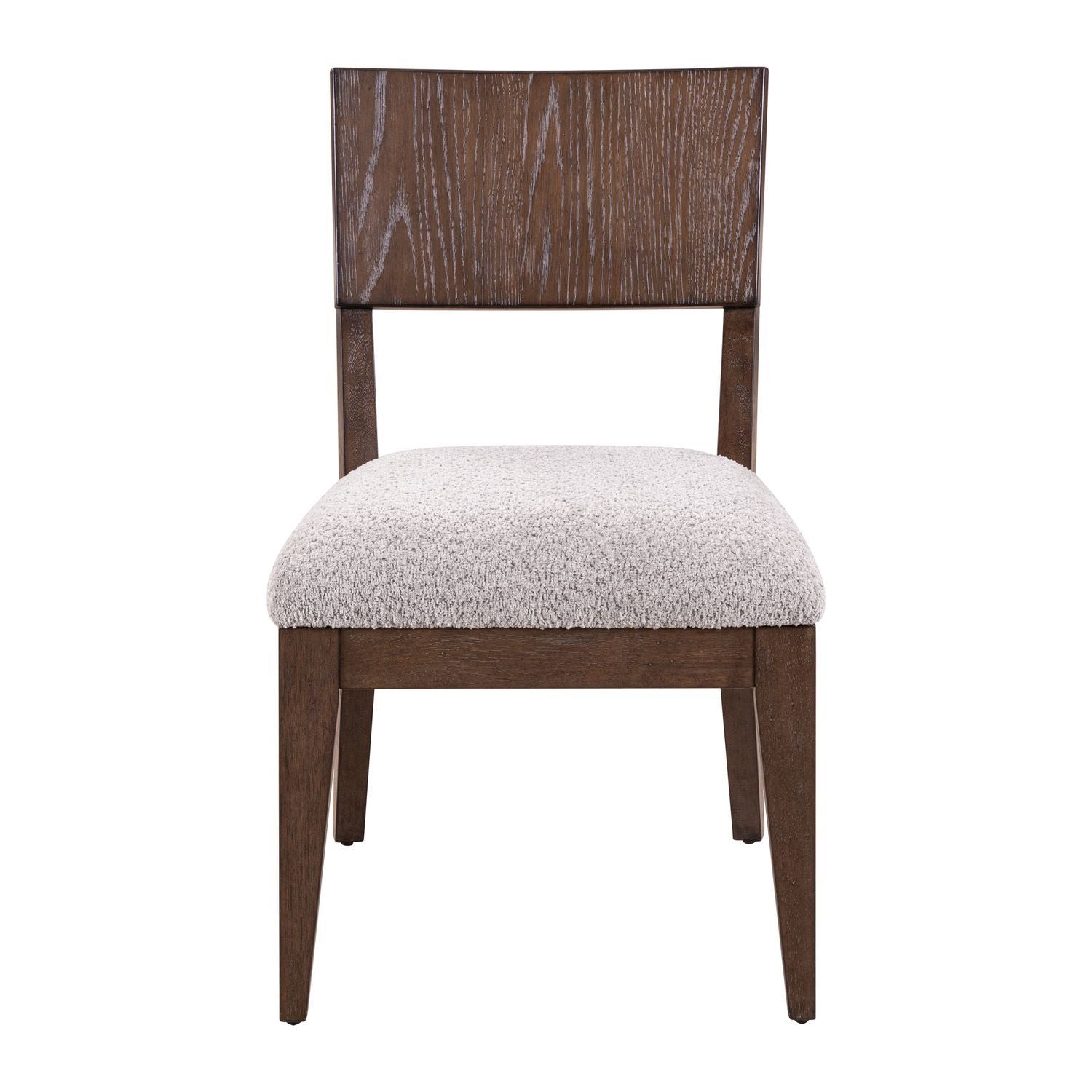Cascade Falls - Panel Back Side Chair (RTA) - Brown - Hornell Furniture Outlet