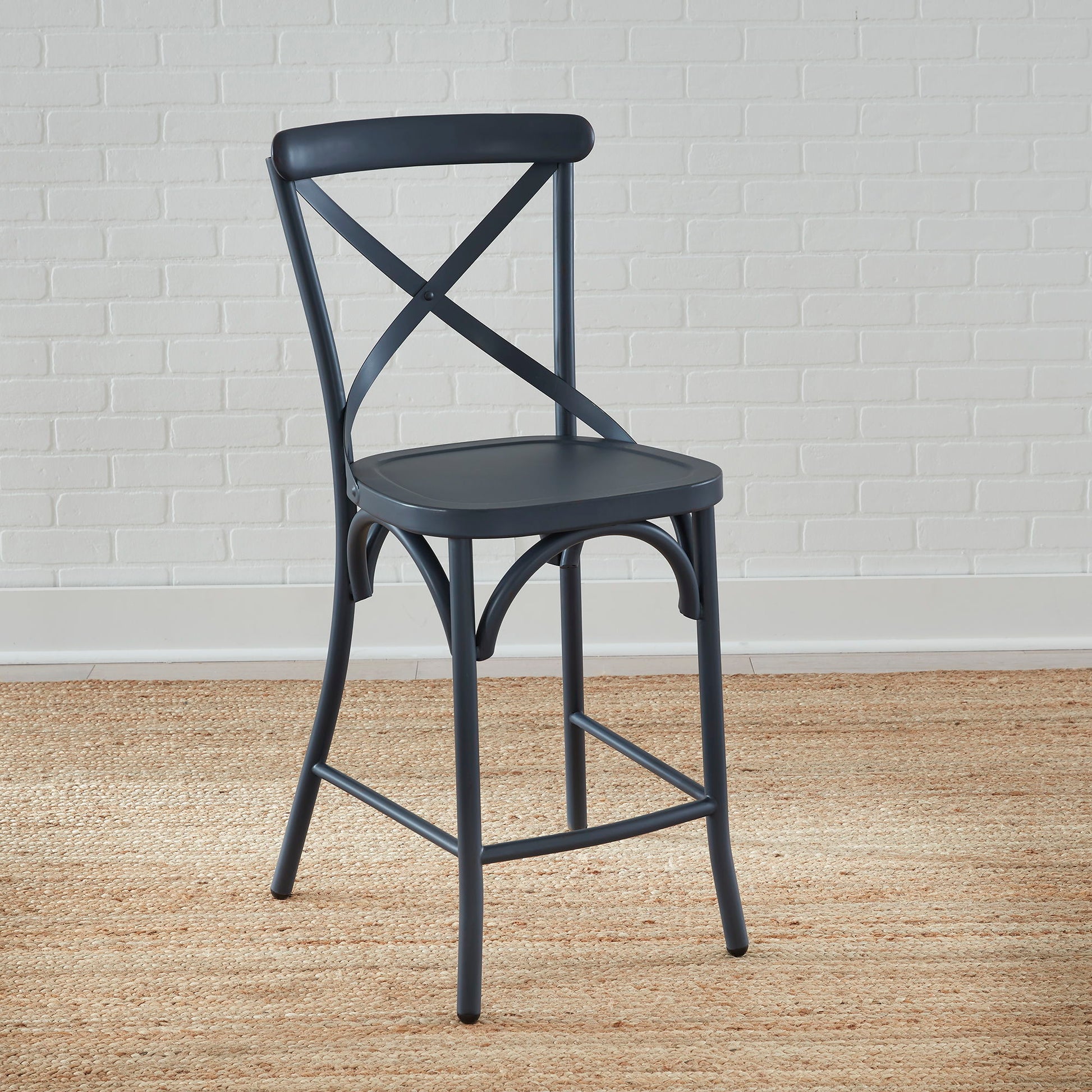 Vintage Series - X Back Counter Chair - Hornell Furniture Outlet