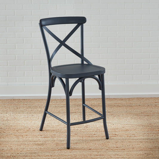 Vintage Series - X Back Counter Chair - Hornell Furniture Outlet